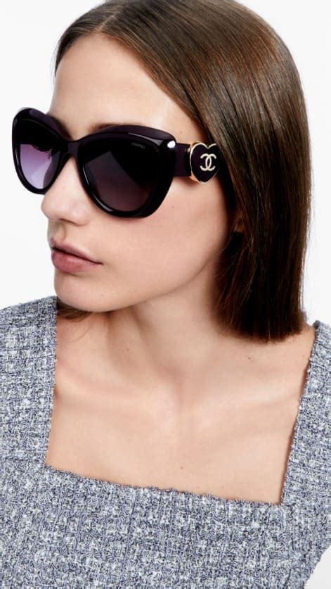 chanel side sunglasses|chanel sunglasses on side.